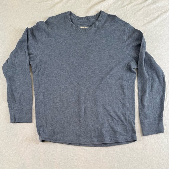 Eddie Bauer Heather Gray Knit Pullover - Picture 1 of 5